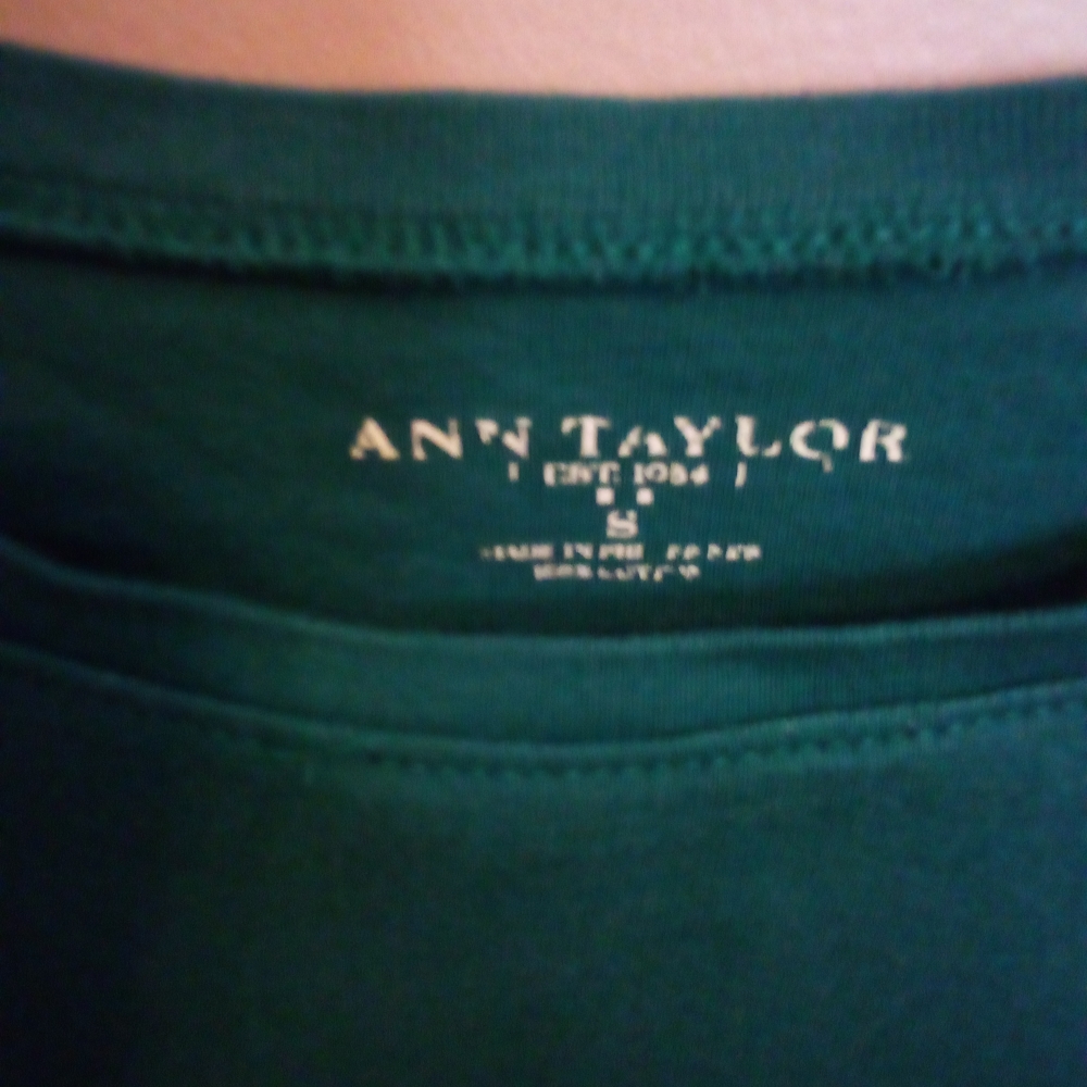 Ann Taylor Green Top